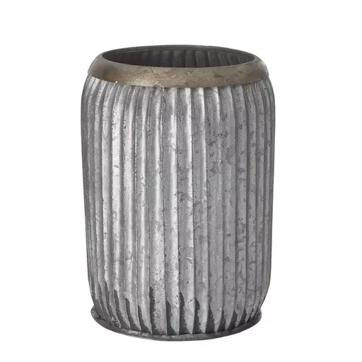 Planter, Almere, Antique zinc, Small