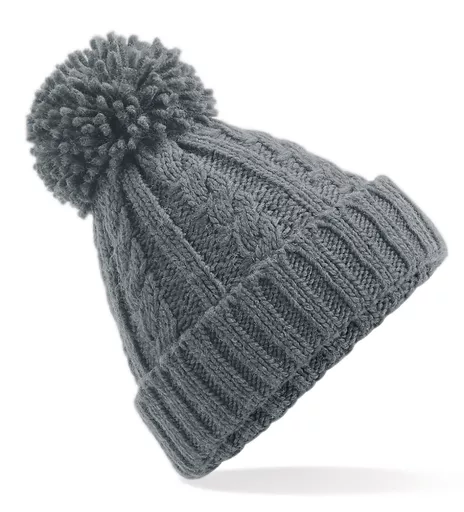 Cable Knit Melange Beanie