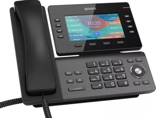 Snom D862 IP phone Black LCD