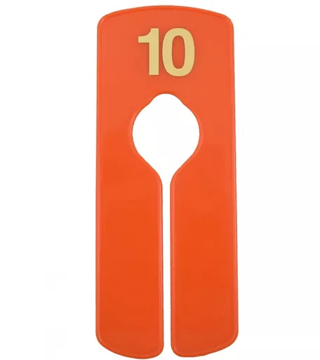 Orange Rail Divider No10 - Pack of 5
