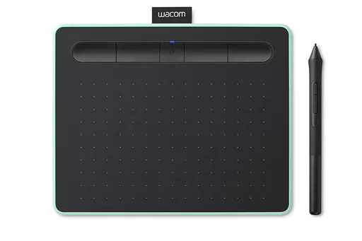 Wacom Intuos S graphic tablet Black, Green 2540 lpi 152 x 95 mm USB/Bluetooth