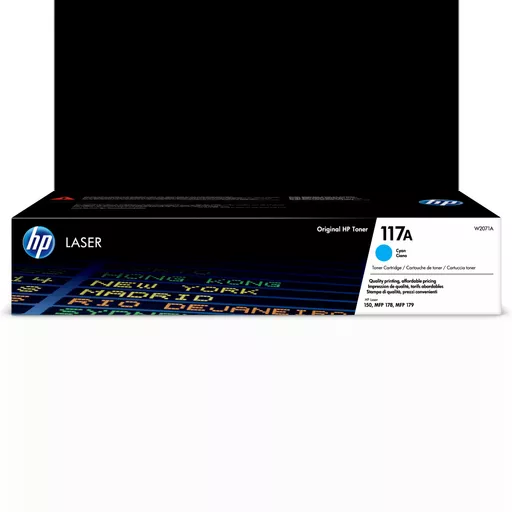 HP W2071A/117A Toner-kit cyan, 700 pages ISO/IEC 19798 for HP Color Laser 150