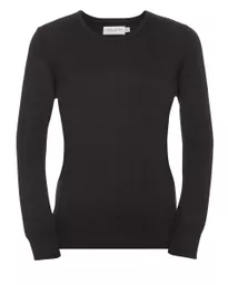Ladies' Crew Neck Knitted Pullover