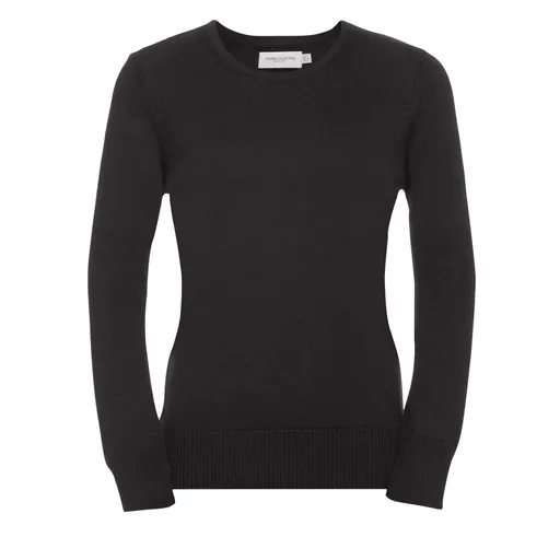 Ladies' Crew Neck Knitted Pullover