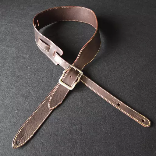 GS78 Brown Guitar Strap - second