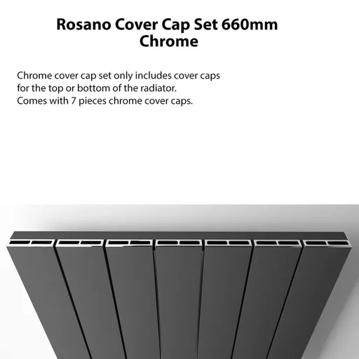 Rosano Cover Cap Set 660mm. Chrome