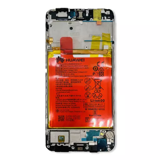 LCD Screen Assembly + Battery (Service Pack) (Black) - Huawei P Smart (2017)
