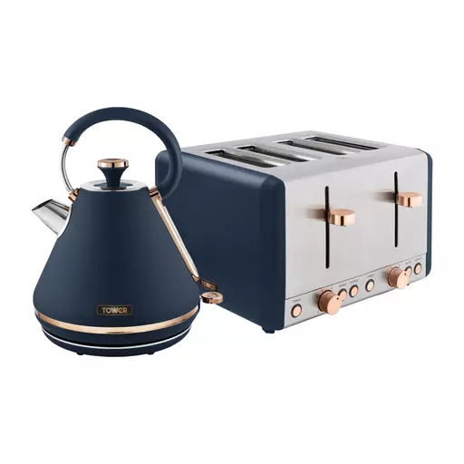 Cavaletto 4 Slice Toaster & Kettle Set