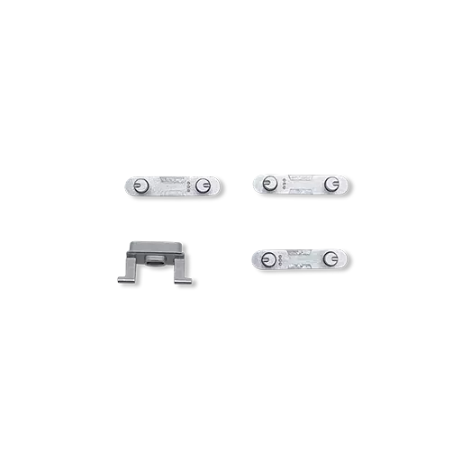 External Button Set (Silver) (CERTIFIED) - For iPhone SE2