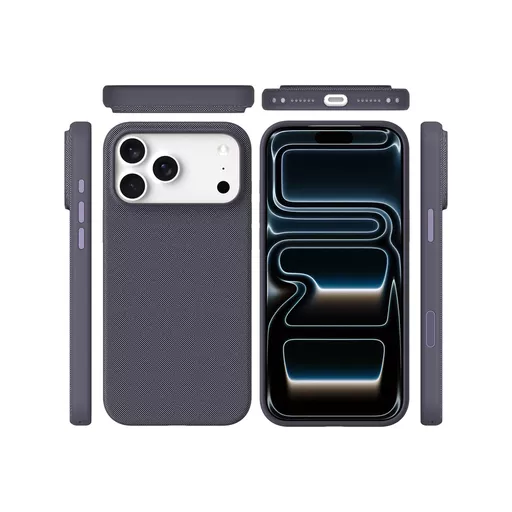 ProMag Woven with AI Button for iPhone 18 Pro Max & iPhone 17 Pro Max - Purple
