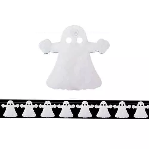 White Ghost Paper Garland