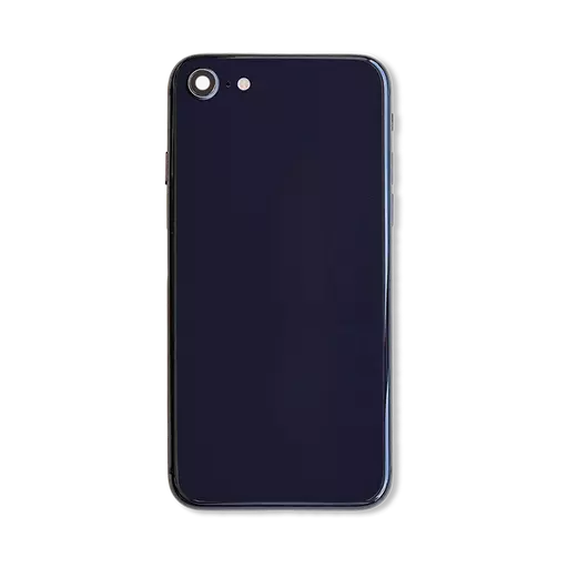 Back Housing With Internal Parts (Black) (No Logo) - For iPhone SE2