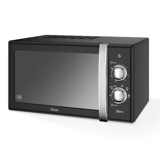 Swan 20 Litre Retro Manual Microwave