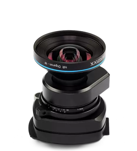 Phase One XT - Rodenstock HR Digaron - W 32mm Tilt f/4  lens in X-Shutter