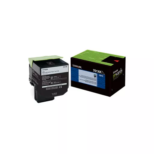 Lexmark (701XK) Extra High Yield Black Return Program Toner Cartridge (8000 Yield)