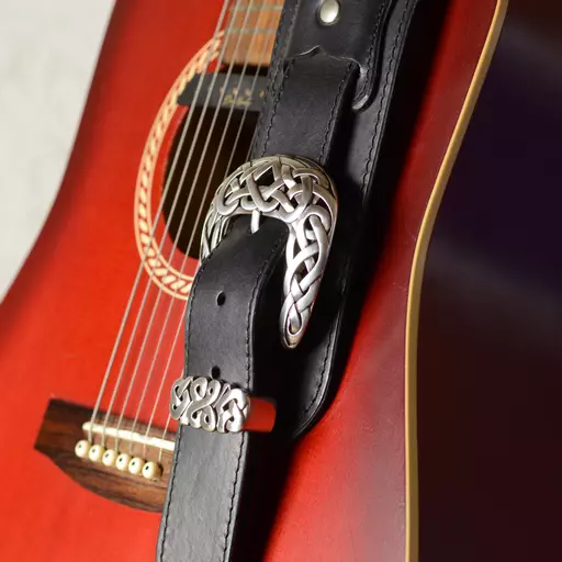 Handmade Leather Guitar Strap BS79 by Pinegrove Leather