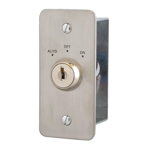 ASEC Three Position Key Switch Engraved