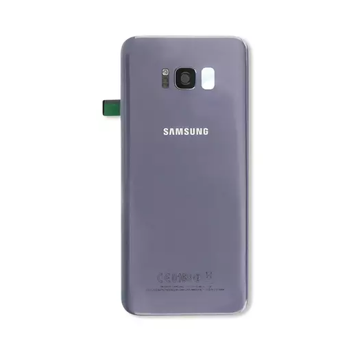 Back Cover w/ Camera Lens (Service Pack) (Orchid Grey) - For Galaxy S8+ (G955)