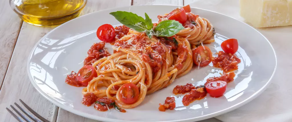 Air Fryer Tomato Basil Pasta