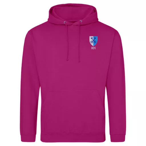 StClaresOxford_OverheadLeisureHoodie_FestivalFuchsia_Front.png