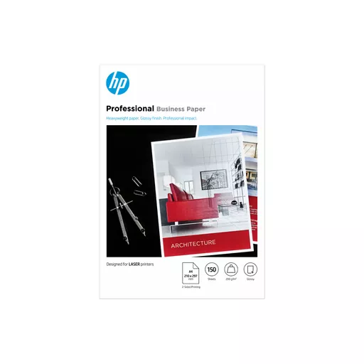 HP Professional Laser Glossy FSC Paper 200 gsm-150 sht/A4/210 x 297 mm
