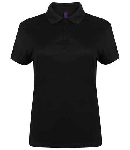 Henbury Ladies Slim Fit Stretch Microfine Piqué Polo Shirt