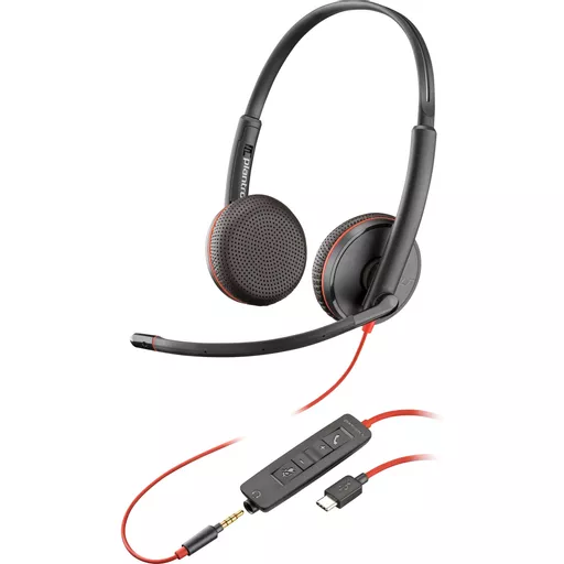 POLY Blackwire C3225 Stereo USB-C Headset