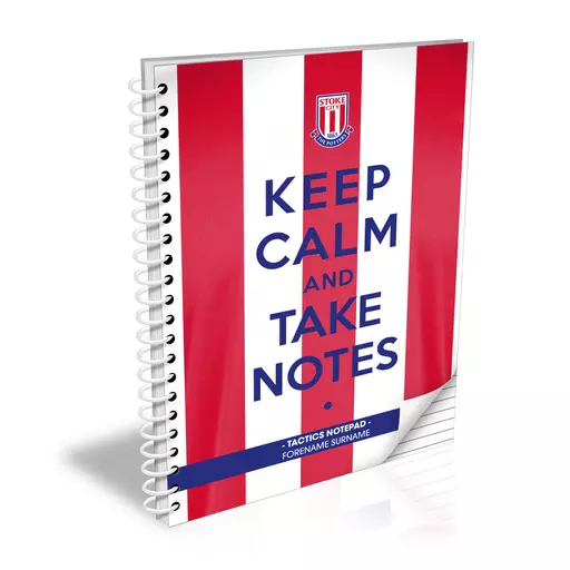 Stoke City FC Keep Calm Notebook