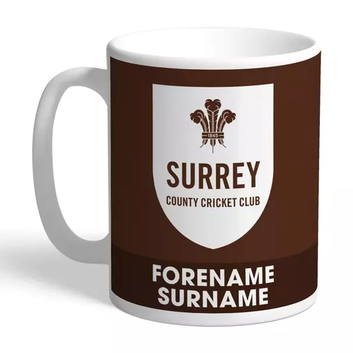 Surrey CCC Bold Crest Mug
