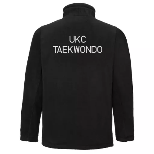 UniversityOfKent_Taekwondo_QuarterZipFleece_Black_Back.png