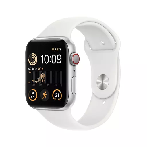 Apple Watch SE OLED 44 mm 4G Silver GPS (satellite)
