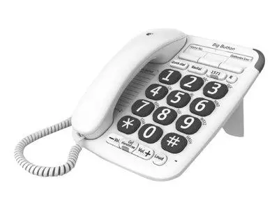 British Telecom Big Button 200 White