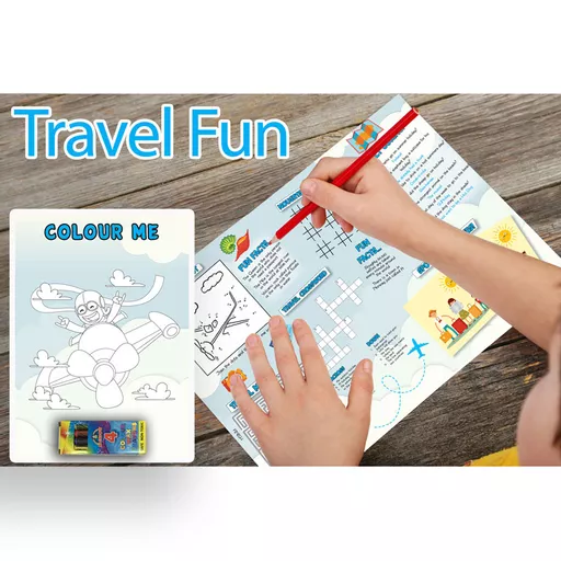 Travel Themed A3 Activity - Pack of 250