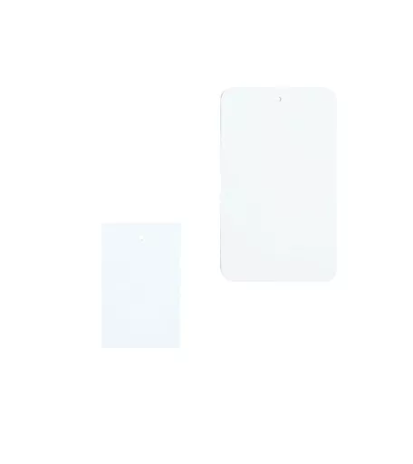 Unstrung White Cardboard Tagging Tickets - Pack of 1000