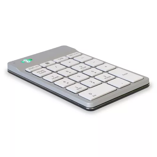 R-Go Tools Numeric keypad R-Go Numpad Break, ergonomic numeric keypad with break software, bluetooth, white