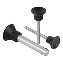 K0365 - Locking Pins In Plastic & Stainless Steel Hole Size 6-12mm