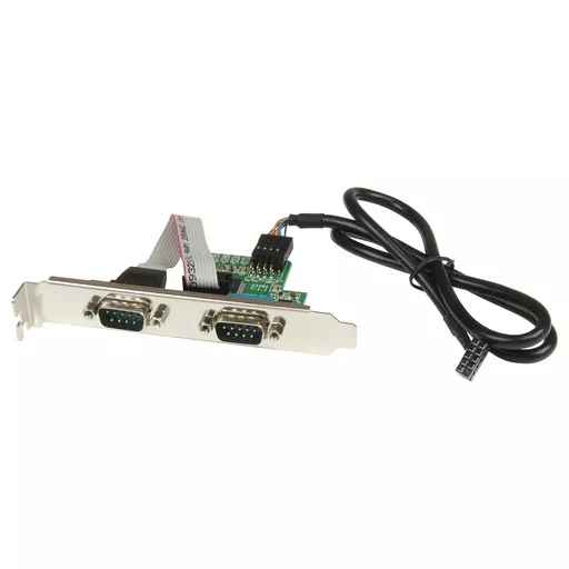 StarTech.com 24in Internal USB Motherboard Header to 2 Port Serial RS232 Adapter