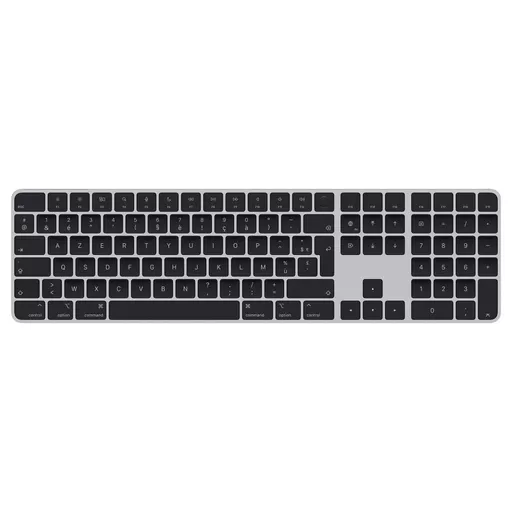 Apple Magic keyboard USB + Bluetooth AZERTY French Silver, Black