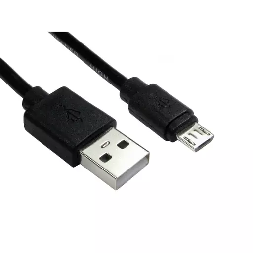 Cables Direct 99CDL2-1600 USB cable 0.5 m USB 2.0 USB A Micro-USB B Black