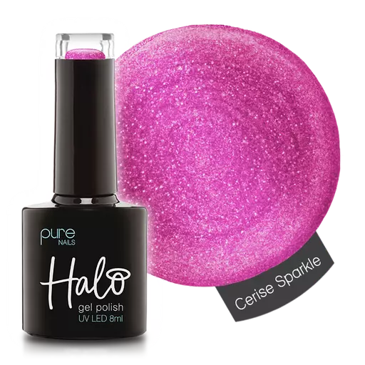 Halo Gel Polish Cerise Sparkle 8ml