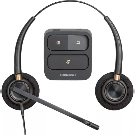 POLY EncorePro 520 Binaural Headset +Quick Disconnect