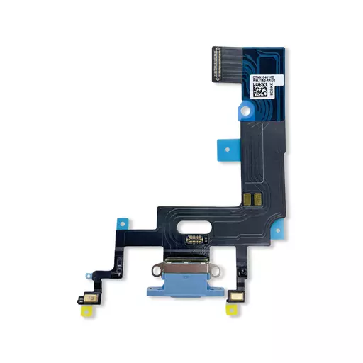 Charging Port Flex Cable (Blue) (CERTIFIED - OEM) -  For iPhone XR