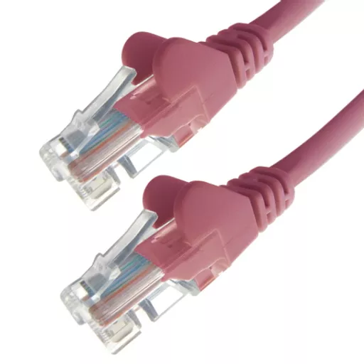 DP Building Systems 31-0010PN networking cable 1 m Cat6 U/UTP (UTP) Pink