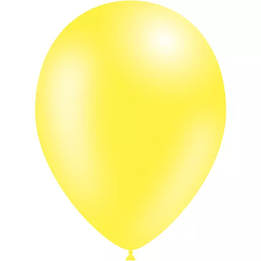 Latex Balloons - Yellow - Pack of 50