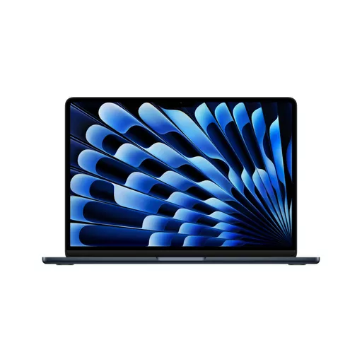 Apple MacBook Air 13", Midnight, M3 chip with 8‑core CPU, 10‑core GPU, 16‑core Neural Engine, 16GB unified memory, 512GB SSD Storage, Backlit Magic Keyboard with Touch ID - British, 35W Dual USB-C Power Adapter, UK Power Supply