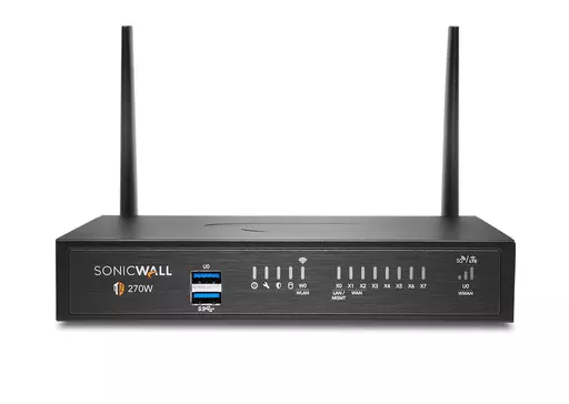 SonicWall TZ270W hardware firewall 2000 Mbit/s