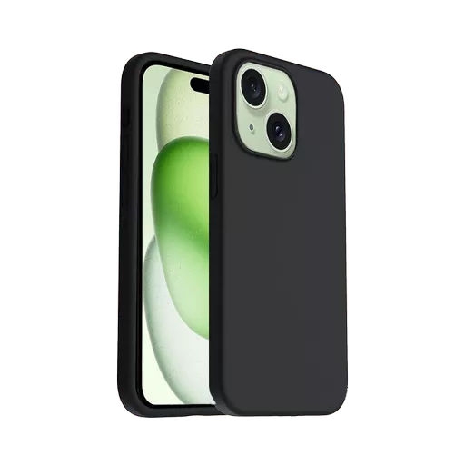 Silicone for iPhone 15 Plus - Black