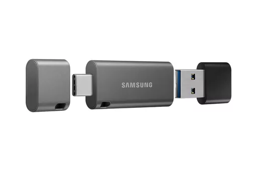 Samsung MUF-128DB USB flash drive 128 GB USB Type-A / USB Type-C 3.2 Gen 1 (3.1 Gen 1) Black, Silver