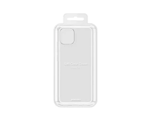 Samsung EF-QA036TTEGEU mobile phone case 16.5 cm (6.5") Cover Transparent