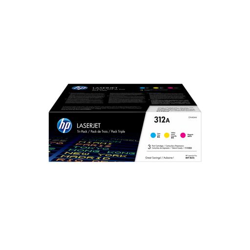 HP CF440AM/312A Toner cartridge MultiPack cyan magenta yellow, 3x2.7K pages ISO/IEC 19798 Pack=3 for HP CLJ Pro M 476
